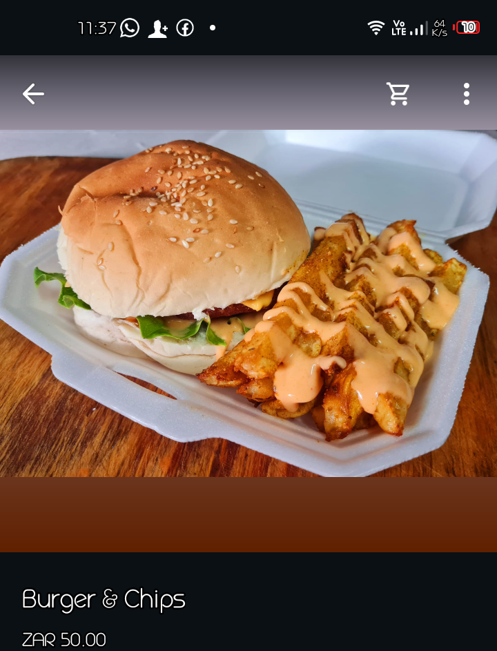 Burger & Chips